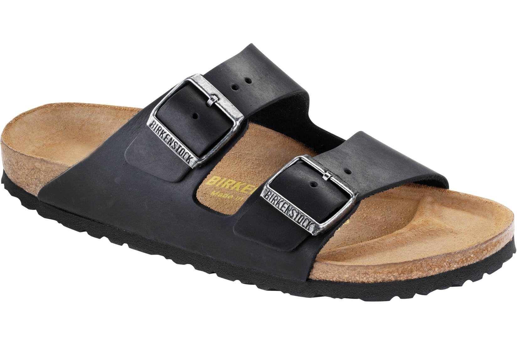 Arizona soft footbed oiled nubuck leather black sale